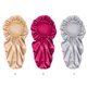 thumbnail image 5 of Conjunto de 3 piezas de gorro de dormir Yuarrent de satén color Rosa rojo, 5 of 6