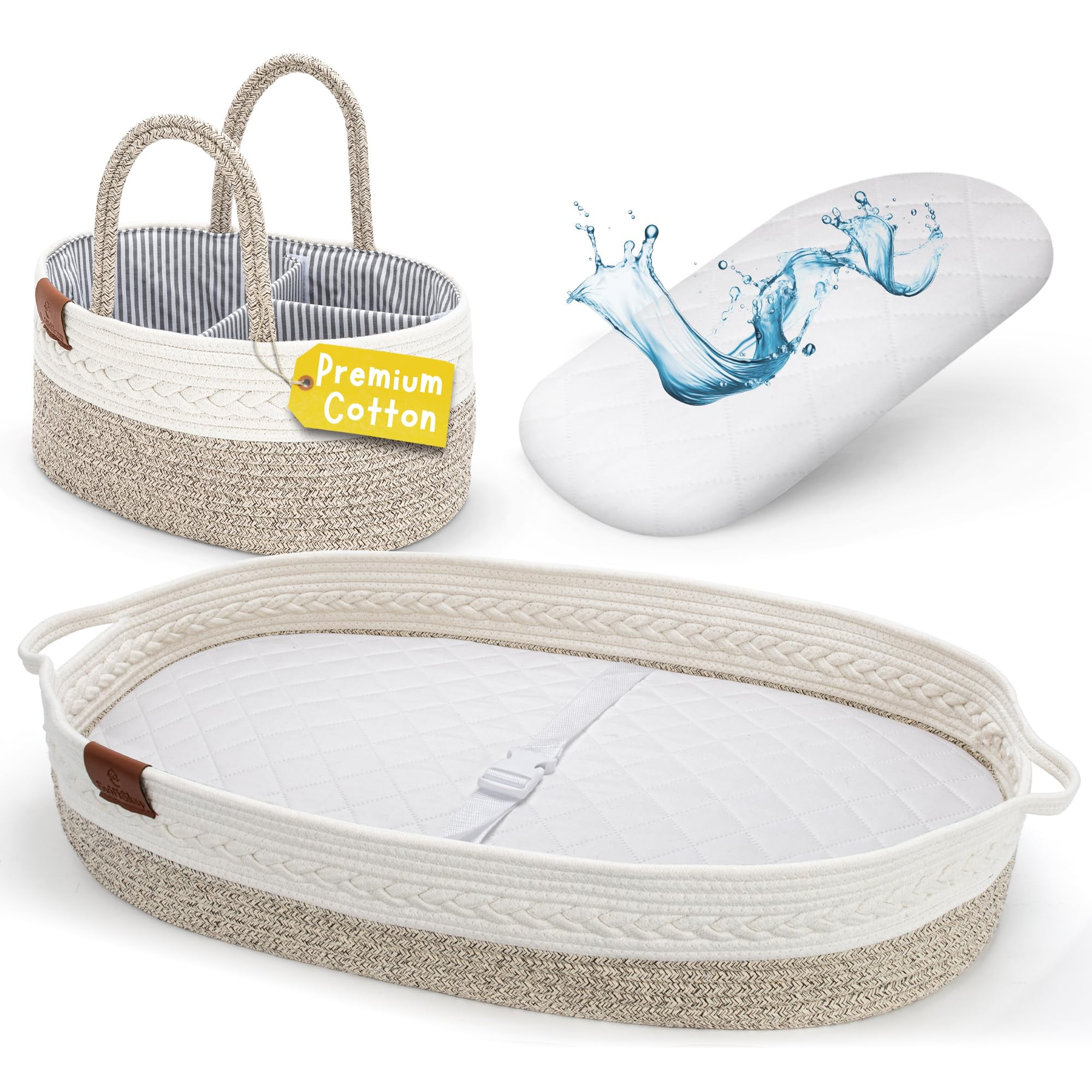 Baby Changing Basket Baby Girl Newborn Essentials For Baby Dresser