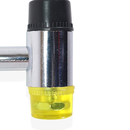 Tineasur Yellow Rubber Hammer Replacement Tips 4 Pcs Lightweight Mallet for Home Use