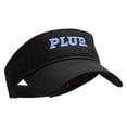 thumbnail image 5 of PLUR Embroidered Cotton Twill Sun Visor - Black OSFM, 5 of 5