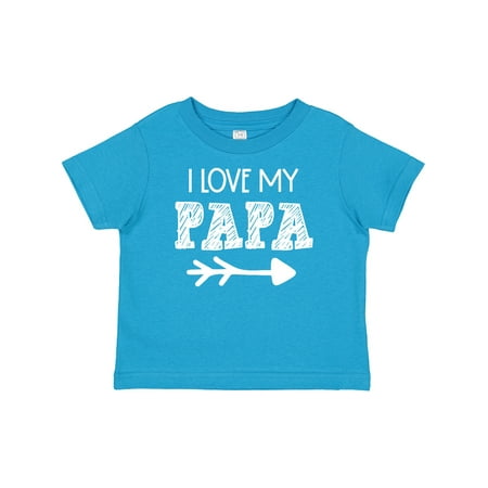 

Inktastic I Love My Papa with Arrow Gift Baby Boy or Baby Girl T-Shirt