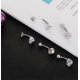 thumbnail image 4 of 5Pcs 14G Stainless Steel Belly Button Rings for Women Girls Navel Rings CZ Body Piercing, 4 of 4