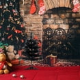 thumbnail image 1 of HOZADOIE Clean Brush Home Decor Snow Flocked Christmas Tree Hinged Artificial Pines Tree,Branch Tips Easy to Instal,Mini Christmas Tree Christmas Decorations, 1 of 5