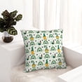 thumbnail image 6 of Fuzoiu St. Patrick's day Print Square Pillow Cover,Hidden Zipper Design,Luxury Square Pillow Case, Throw Pillow,Couch Cushion-16"x16", 6 of 7