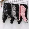 thumbnail image 4 of Pantalones de invierno para niños y niñas, pantalón cálido de acolchado grueso de algodón, pantalones de esquí impermeables, ropa para niños, 4 of 4
