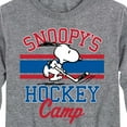 thumbnail image 3 of Peanuts - Snoopy's Hockey Camp - Toddler And Youth Long Sleeve Graphic T-Shirt, 3 of 6