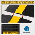 thumbnail image 5 of ADA 5 Channel Rubber Cable Protector Ramp, 22000 lbs Load Capacity Heavy Duty Ramp, ADA Cord Cover for Driveway, Event & Warehouse, 5 of 8