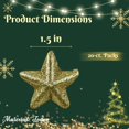 thumbnail image 2 of A1U Glittery Decorative Foam Scatters, Christmas Holiday Party Gift Art DIY Crafts Ornaments Accessories Trees Stars Stockings Snowflakes Table Centerpieces Wreaths Decorations, 1 pack (20 ct, 2 of 7