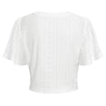 thumbnail image 4 of Pantalones Camiseta de mujer Traje deportivo Conjunto de pantalón suelto de moda Traje de pantalón (Blanco L) Ygjytge Blanco T L para Mujer, 4 of 9
