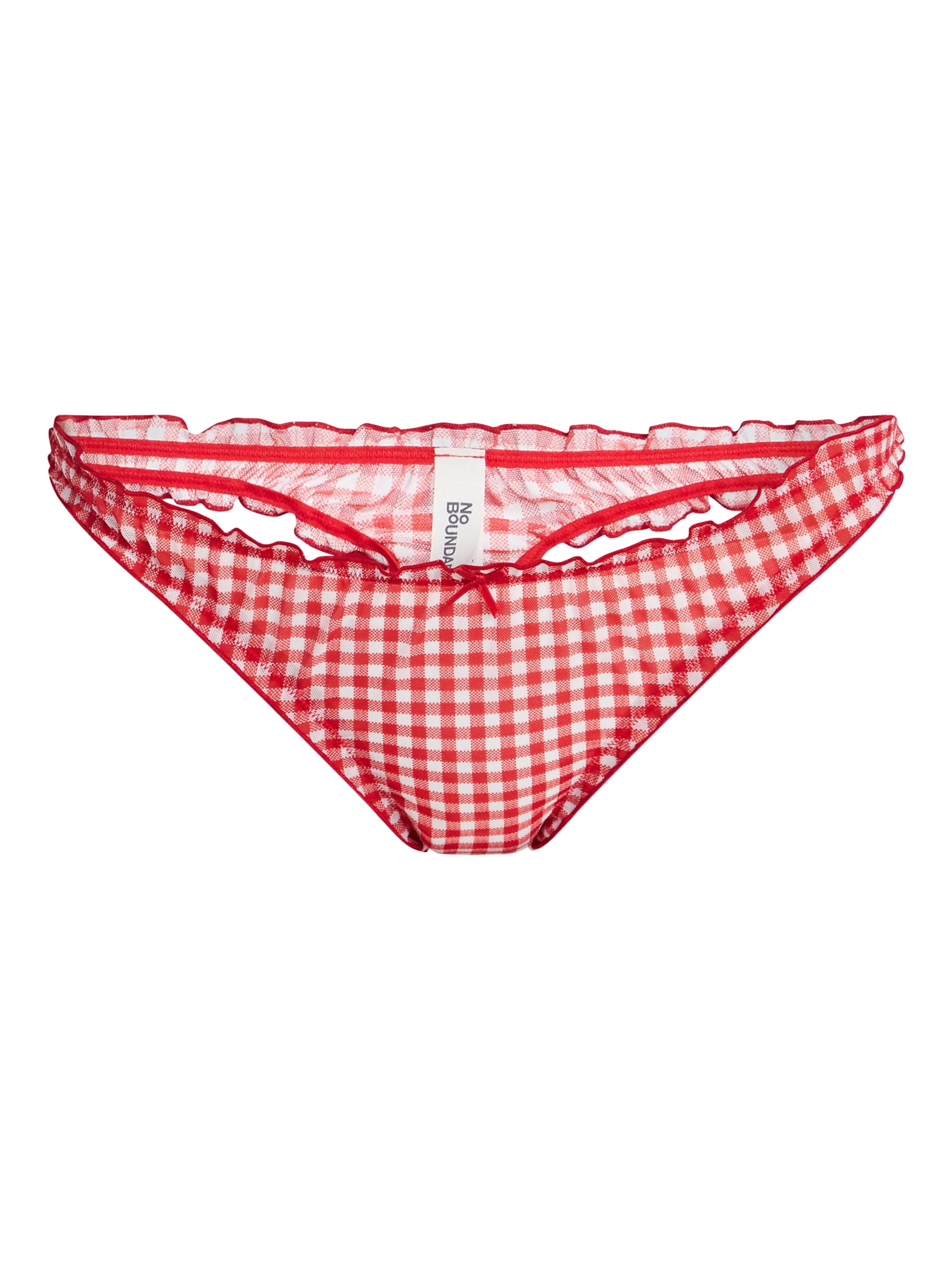 No Boundaries Mesh and Lace Thong Panties, 3-Pack, Women's XS-XXXL