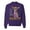 Purple, variant on Dean Russo In My Mind Dog Lover Unisex Crewneck Graphic Sweatshirt, Heather Black, XX-Large