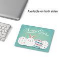 thumbnail image 3 of Latrodar Happy Easter Personalized Mouse Pad Keyboard Pad Writing Pad Desk Pad Sturdy mint green Home Gadgets, 3 of 5