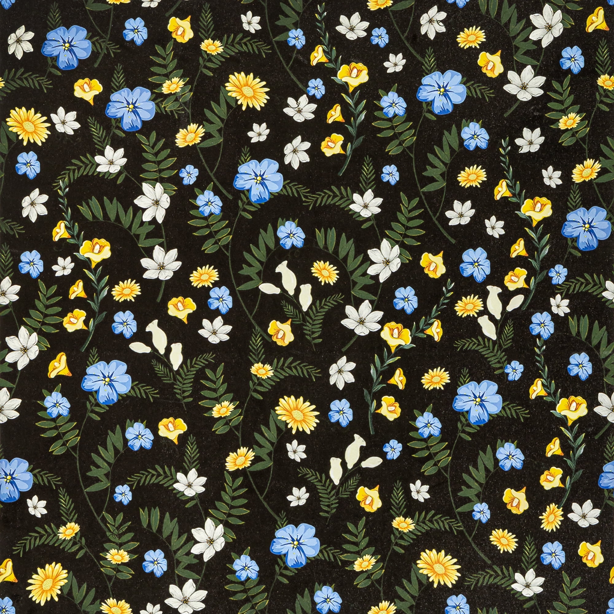 Abyssaly Floral Peel and Stick Wallpaper 17.7" x 118" Self Adhesive Removable Vintage Wallpaper Multicolor for Bedroom Kitchen Walls Shelves