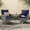 Gray Wicker & Navy Blue Cushion, variant on ELPOSUN Outdoor Patio Swivel Chair Set, 3 Pieces Patio Bistro Set with Side Table Set, All-Weather Wicker Patio Furniture Set with Cushions for Garden,Backyard,porch,Black&Beige