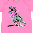 thumbnail image 4 of Inktastic Graffiti Paint Splatter T-Rex Boys or Girls Baby Bodysuit, 4 of 5