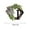 P, variant on Yoloke Decorative Alphabet Wreath Door Hanging with Bow Knot & Rattan Ring - Perfect for Home, Wedding, Anniversary & Housewarming Decorations - 38cm Window & Wall Display
