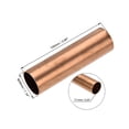 thumbnail image 2 of Uxcell Copper Round Tube, Seamless Straight Tubing 29mm x 1mm x 100mm, 2 of 5