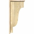 thumbnail image 3 of 6"W x 14"D x 30"H Newport Rough Sawn Corbel w/Backplate, Douglas Fir, 3 of 9