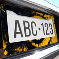 thumbnail image 6 of 1 Pcs Spiral Pattern License Plate Frame, License Plate Cover for Car Decorative Parts, Aluminum License Plate Bracket Holder Rust-Proof Weather-Proof for US Standard Car, 6 of 9