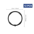 thumbnail image 3 of Shisuyan 12pcs Shower Curtain Rings Rustproof Decorative Shower Hooks Metal Shower Rings, 3 of 8