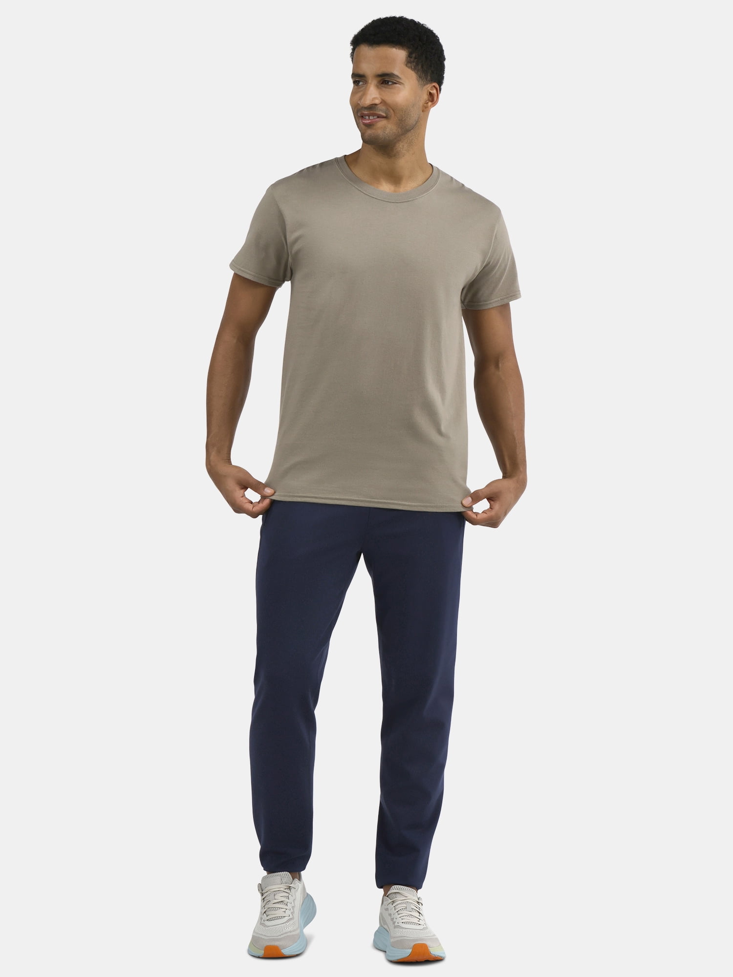 Athletic Works Men's and Big Men's Cotton Active Tee, Sizes XS-5XL and Tall Sizes