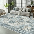 thumbnail image 1 of KUETH 5'x7' Area Rugs for Living Room, Machine Washable Rugs, Non Slip Vintage Lightweight Indoor Rug, Ultra Thin Low Pile Chenille Print Rug for Bedroom Dining Room Home Office, 1 of 8