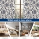 thumbnail image 4 of Cortinas DriftAway Freda de lino floral azul, 2 paneles, 213 cm, 4 of 7