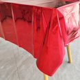 thumbnail image 4 of Pebbuoy Disposable Rectangle Party Table Cloth Waterproof Table Cover Tear-Resistant  Dining Table Protector Cover, 4 of 7