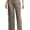 Deep Khaki, variant on Women Soft Pajama Pants, Comfy Wide Leg Lounge Yoga Pants Stretch Sleeping knit Pajama Bottoms (Deep Khaki, M)