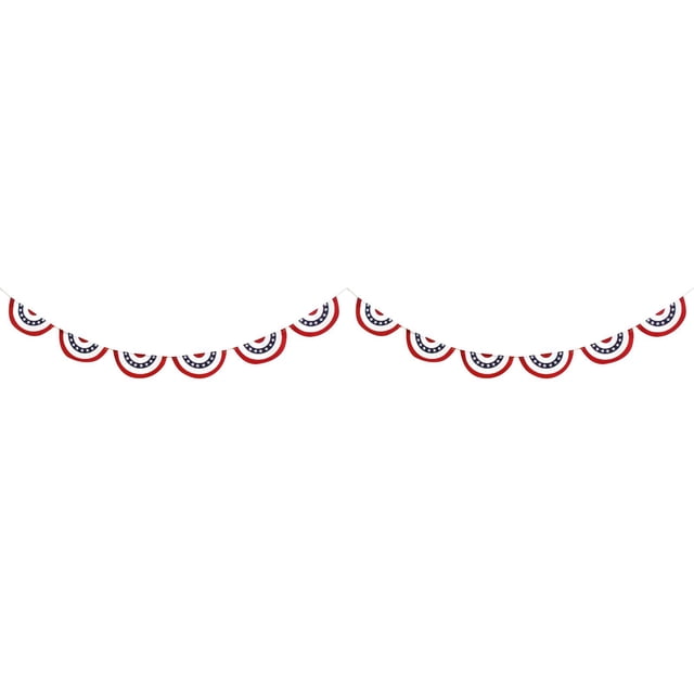 YWIYIUD 2PCS Independence Day Flag Banner 9 FT String Pennant Flags Independence Day Anniversary Decorations 4th of July Independence Day Garland Party Wedding Decorations