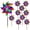 big gradient 10pcs, variant on Reflective Garden Pinwheel, Outdoor Yard Wind Spinner Decor, Colorful Courtyard Windmill