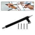 thumbnail image 4 of OFFIGAM 5pcs Round Black Stylus Pen Set with Conductive Microfiber Tips for Writing and Drawing on Tablets and Touchscreens, 4 of 10