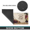 thumbnail image 7 of Red Wine Kitchen Rugs Sets of 2, Grapes Vintage Farmhouse Home Kitchen Rugs and Mats, Washable Non Skid Absorbent Microfiber Kitchen Floor Decor Mat 17"x 47"+17"x 30", 7 of 7