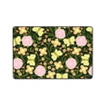 thumbnail image 7 of Blossom Flowers Rose Butterfly Rugs Doormat, Non-Slip Machine Washable Carpets Floor Door Mat , 36" x 24", 7 of 7