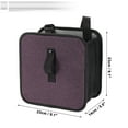 thumbnail image 4 of Unique Bargains Car Trash Can Hanging Front Rear Seats Rhinestone Trash Bin Pink Black 1 Pcs, 4 of 6