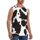 thumbnail image 2 of Fotbe Cow Skin 2 Men's Camiseta sin Mangas Estampada para Hombres, Playera Casual para Gimnasio, Entrenamiento, Playa-Small, 2 of 7