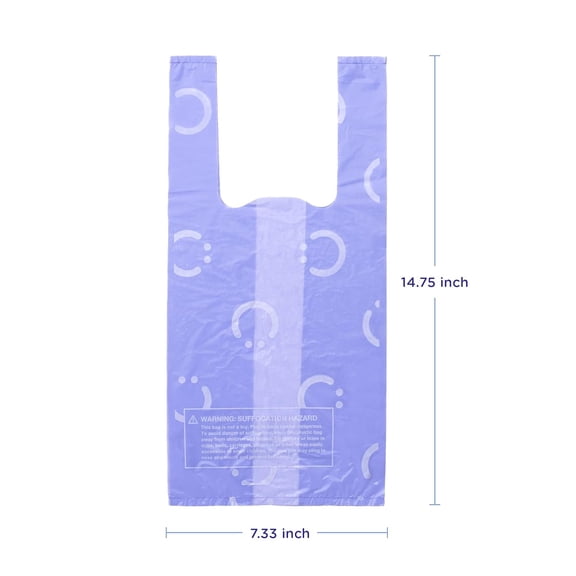 Disposable Nappy Sacks, Lavender Scented, Easy-To-Tie Tabs, Baby Diaper Disposal or Pet Waste Bags, Value Pack, 400 Count