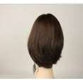 thumbnail image 4 of European Human Hair Freeda Wig Liberty Dark Brown With Warm Highlights Skin Top Size L, 4 of 6