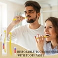 thumbnail image 2 of Cepillos de dientes desechables Xuezoioy con pasta de dientes, paquete de 50, 2 of 8
