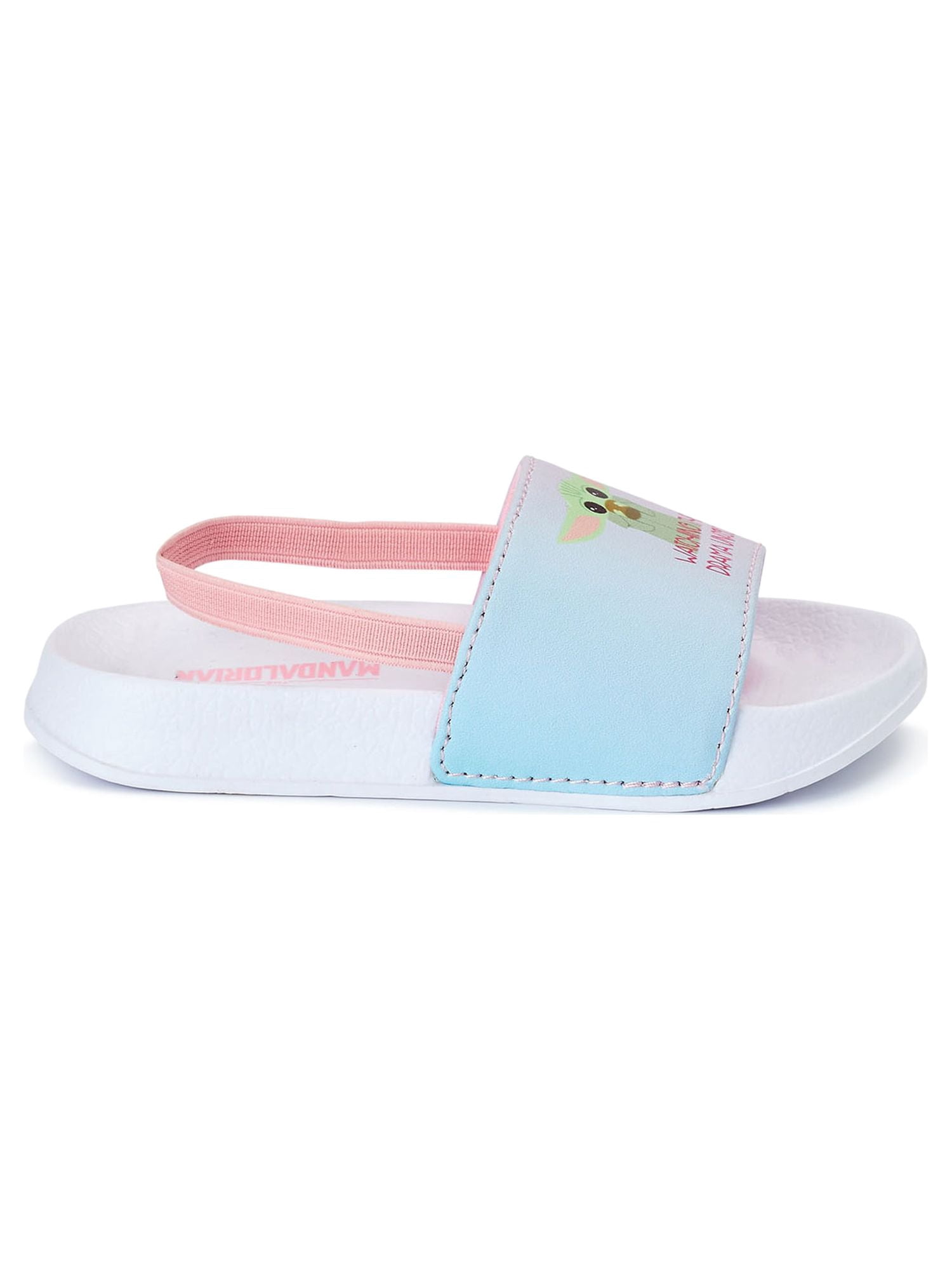 The Mandalorian Toddler Girls' Ombre Slide Sandals
