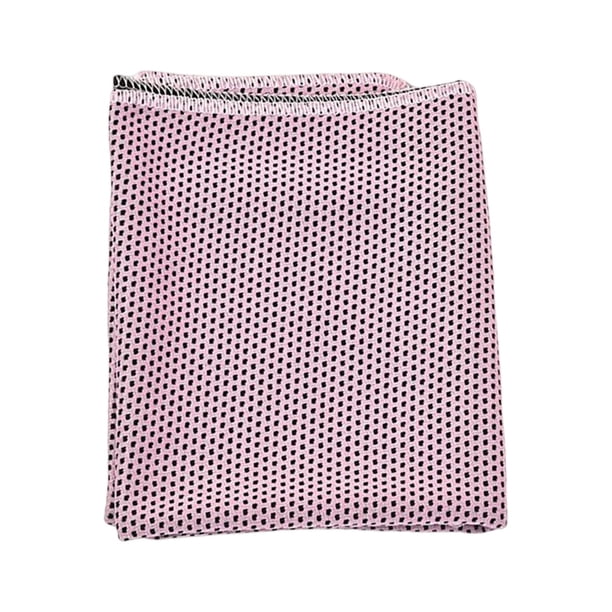 Toalla refrescante suave de 40" x 12", toalla para el sudor, banda para la cabeza fría y transpirable Rosa