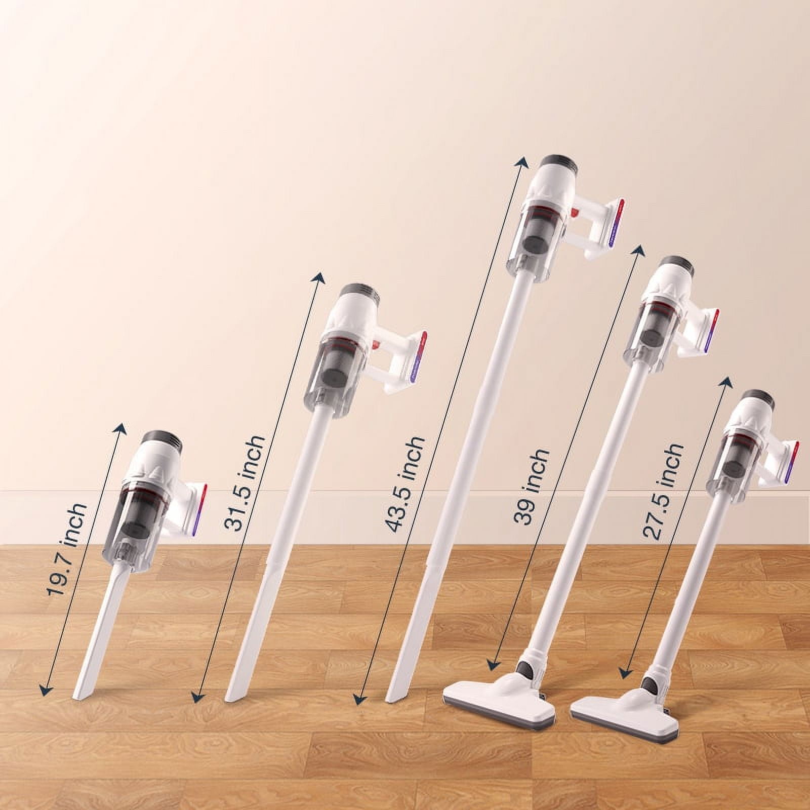 Keromee Wireless Handheld Vacuum Cleaner, Low Noise, High Suction, Compact Design - New Condition