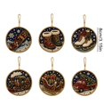 thumbnail image 4 of WEIOUKC 6PCS Wooden Christmas Ornaments Diamond Painting Kits for Adults, Christmas Diamond Art Hanging Pendant DIY Single-Side Craft Kit, for Tree & Wall Decor, 4 of 8