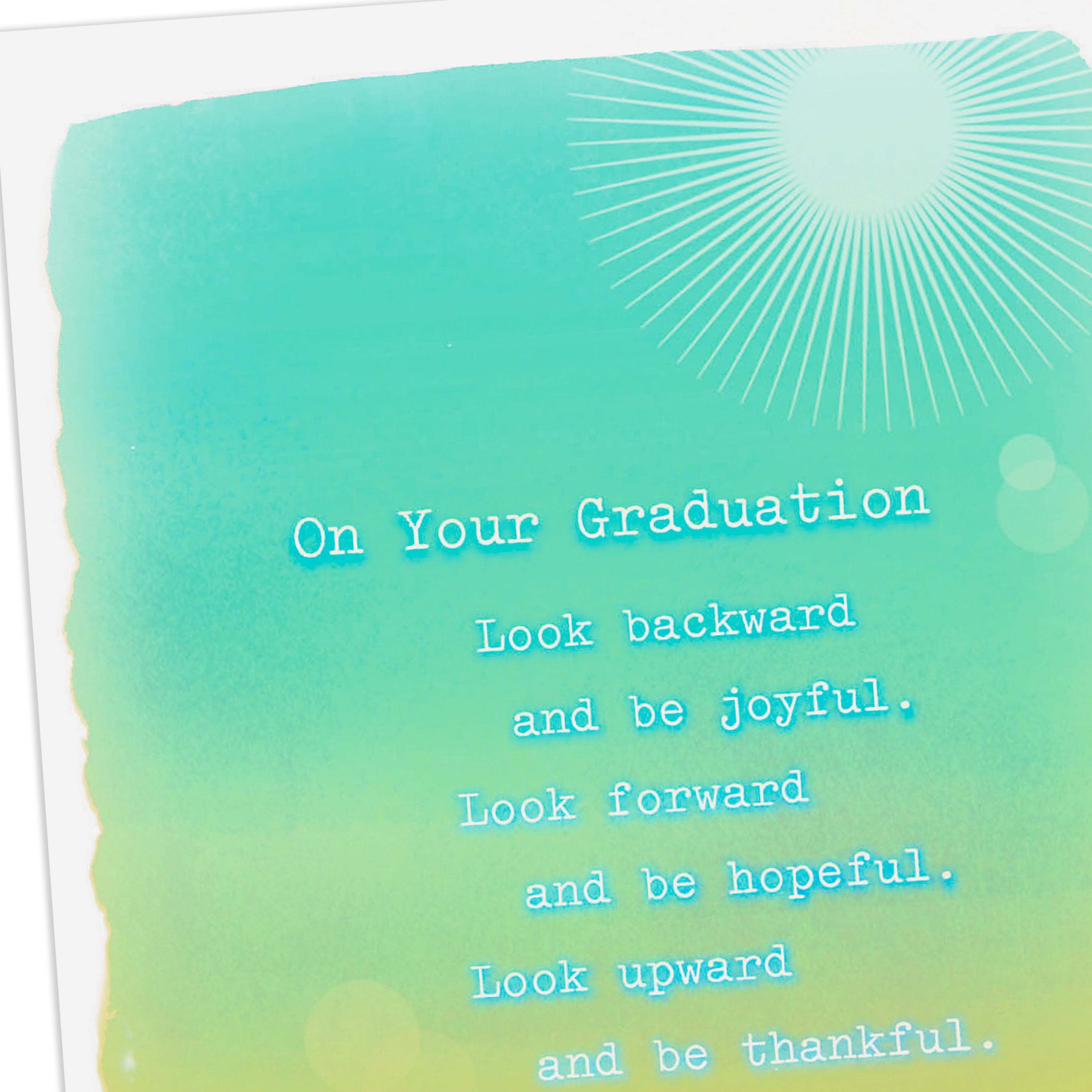 Hallmark Graduation Greeting Cards (Ombre Sunrise), Pack of 6