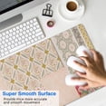 thumbnail image 4 of Long Mouse Pads for Desk,Pioneer Flower Floral Print Pattern Desk Mats on Top Of Desks, Desk Mouse Pad Extra Large with 3mm Non-Slip Base and Stitched Edge for Gaming,Office,Work,Home 31.5"x11.8", 4 of 6
