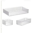 thumbnail image 2 of Luzkey Makeup Organizer Bathroom Organizer Acrylic Multipurpose Container Desktop Storage Box Vanity Storage Bin for Dresser Cabinet 3 Pieces, 2 of 8