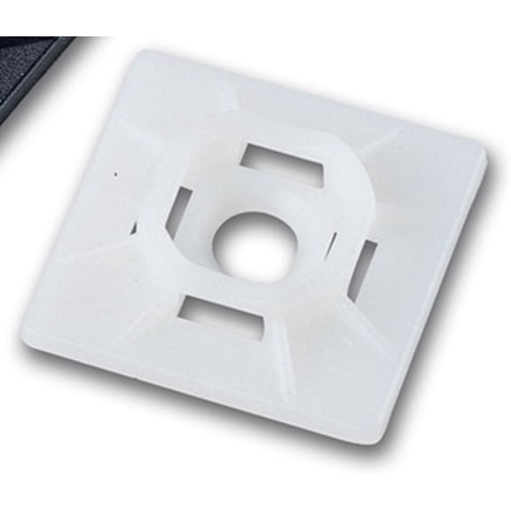 Ancor - 199234 - Cable Tie Mount Natural Adhesive Lined-(Pack of 25)