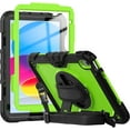 thumbnail image 1 of iPad 10th Generation Case 10.9 Inch with Screen Protector Pen Holder | iPad 10 Case A2757/A2777| Heavy Duty Shockproof Rugged Protective Case W/Handle Shoulder Strap for iPad 10th Gen, 1 of 6