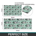 thumbnail image 7 of Green - Based Black and White Geometric Feather Pattern Kitchen Rugs Sets Of 2,Anti Fatigue Kitchen Mat Rugs Non Slip Washable,Decorative Kitchen Floor Mats for Kitchen,Sink,Laundry,17"x30"+17"x47", 7 of 7