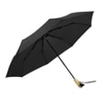 thumbnail image 4 of plegable, duradero, resistente a la intemperie, para lluvia y sol, compacto de 8 costillas Negro Yuyangstore Paraguas de lluvia, 4 of 8
